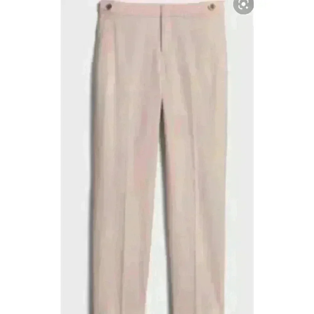 Banana Republic Avery Linen Blend Tailored  Pants - Picture 8 of 11